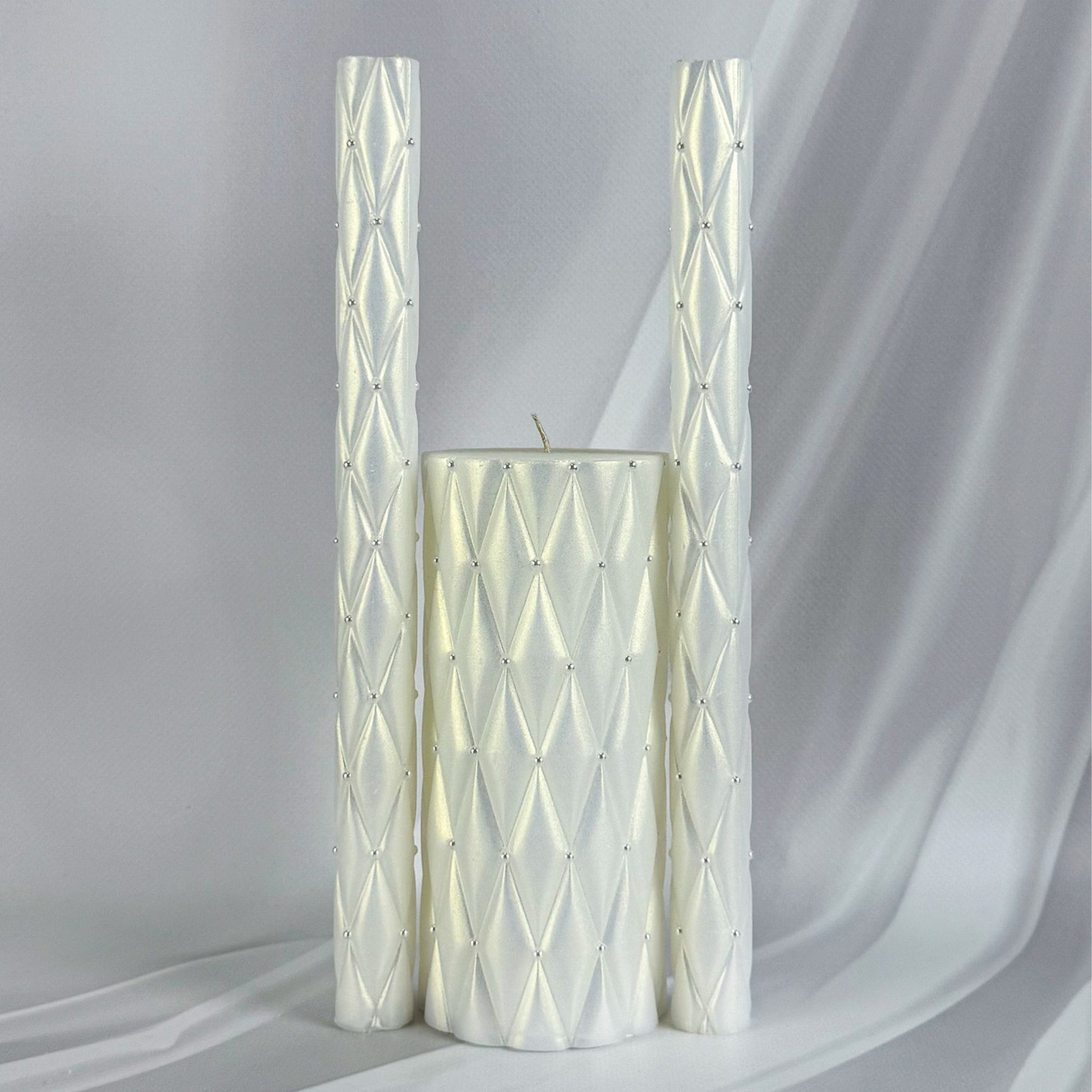 Magik Life Unity Candle Set for Wedding Ceremony – Elegant & Meaningful - Magik Life
