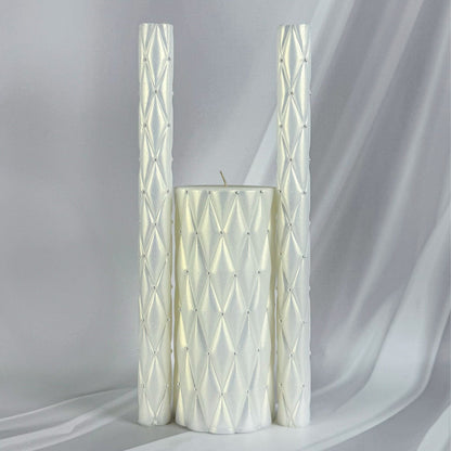 Magik Life Unity Candle Set for Wedding Ceremony – Elegant & Meaningful - Magik Life