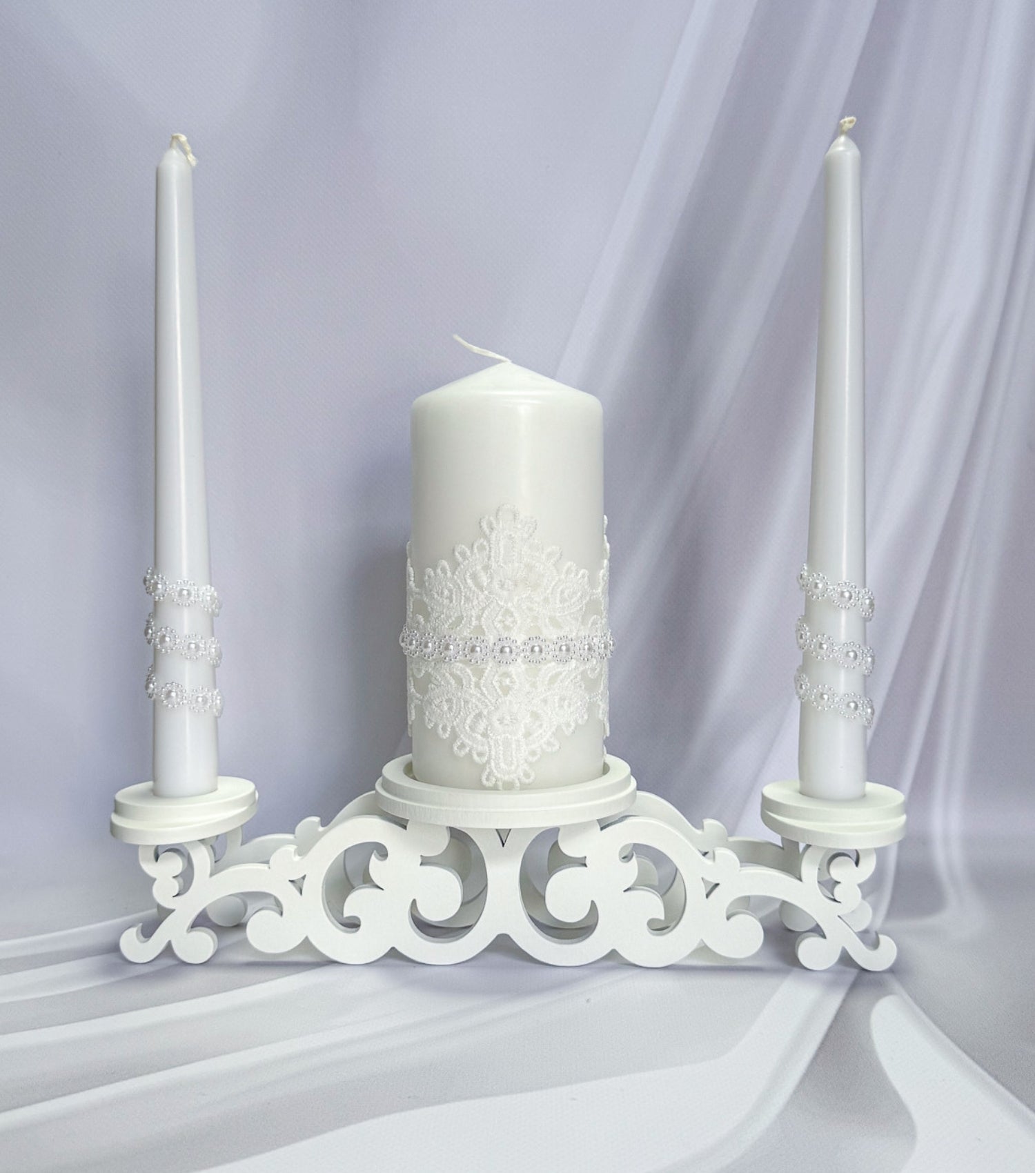 Magik Life Unity Candle Set for Wedding Ceremony – Elegant & Meaningful - Magik Life