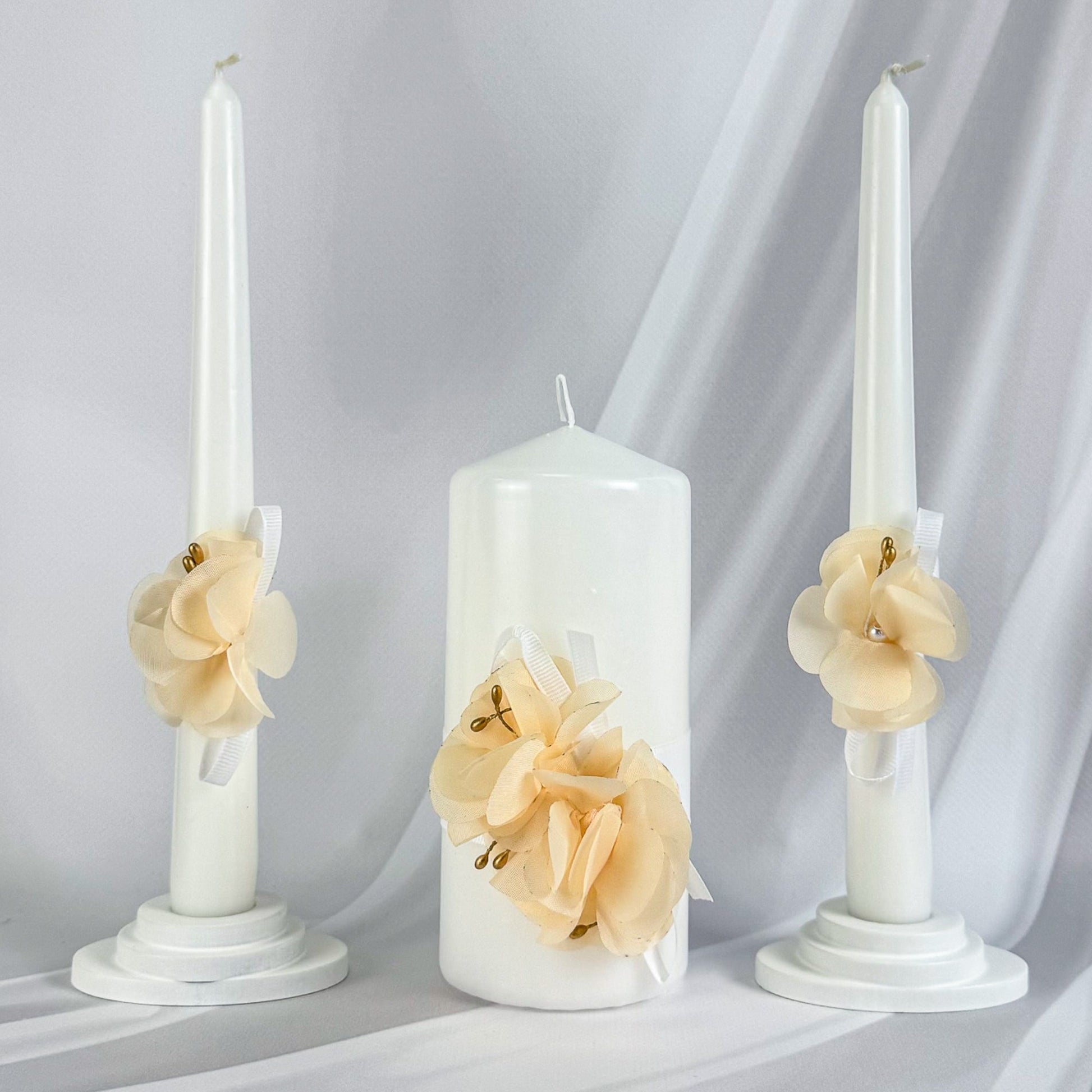 Magik Life Unity Candle Set for Wedding Ceremony – Elegant & Meaningful - Magik Life