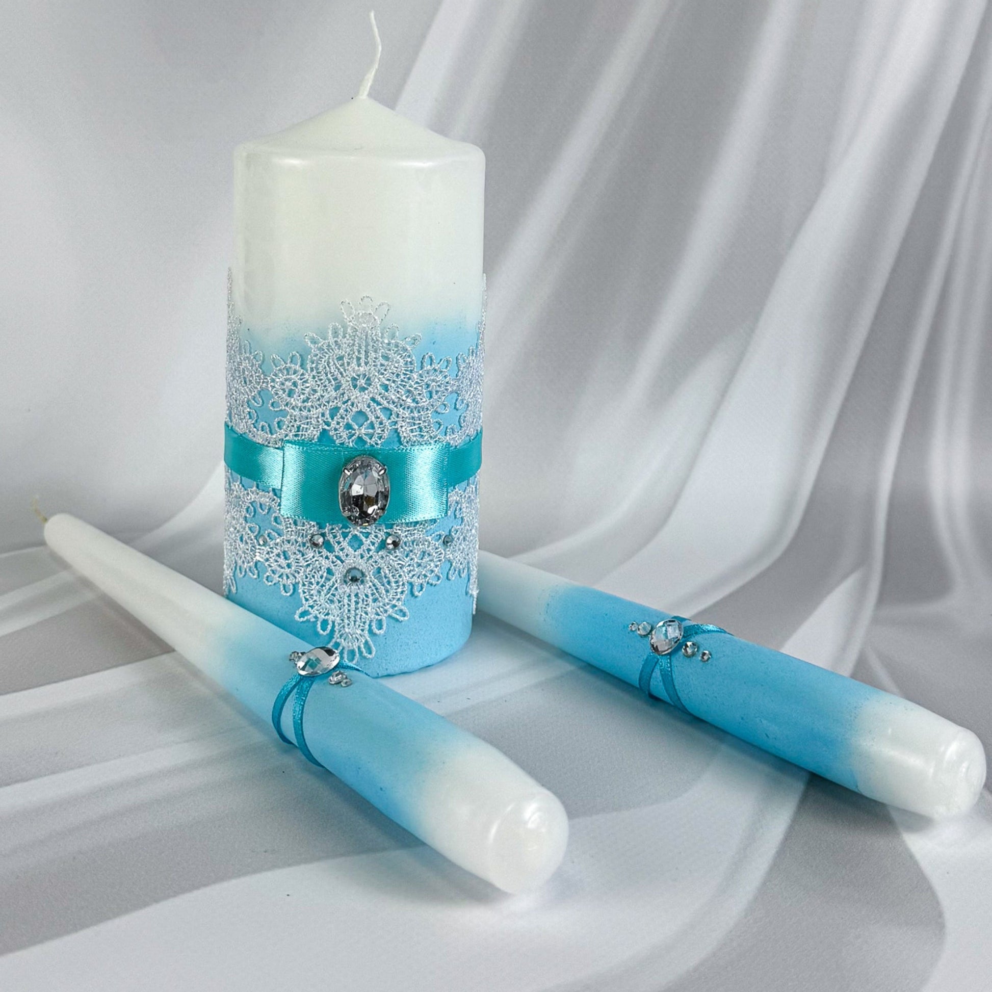 Magik Life Unity Candle Set for Wedding Ceremony – Elegant & Meaningful - Magik Life