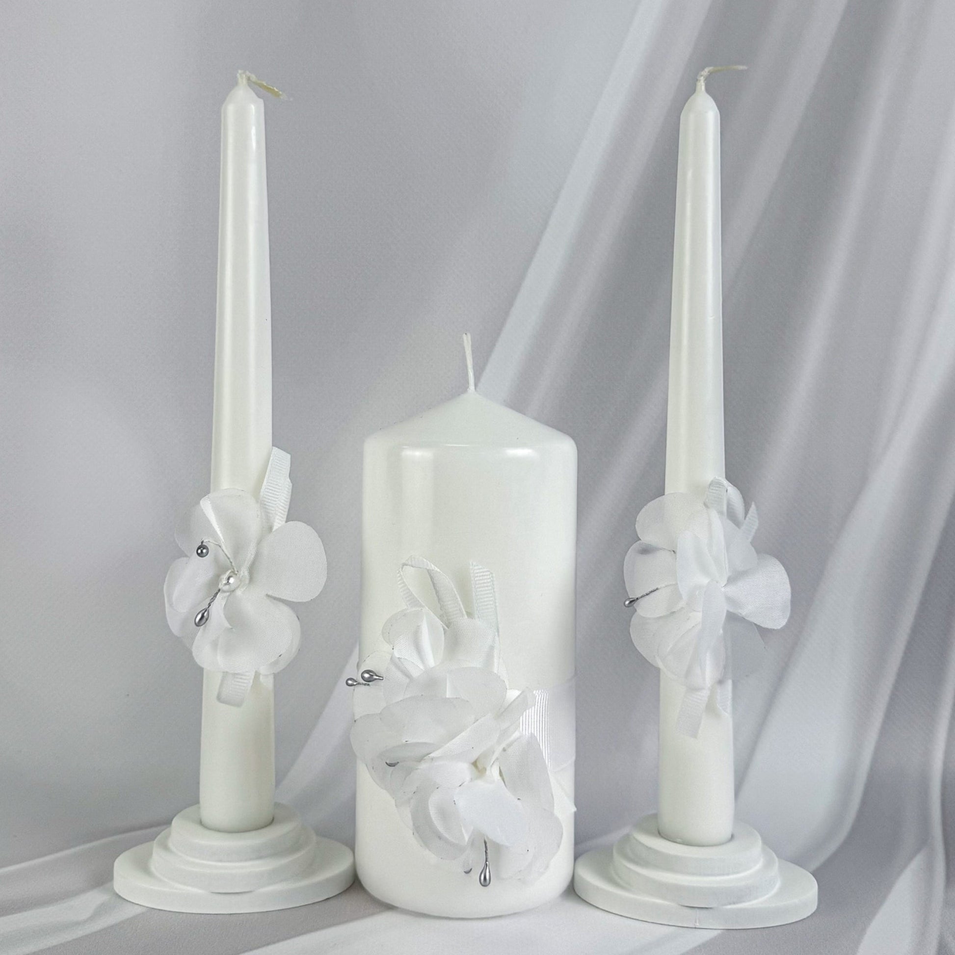 Magik Life Unity Candle Set for Wedding Ceremony – Elegant & Meaningful - Magik Life