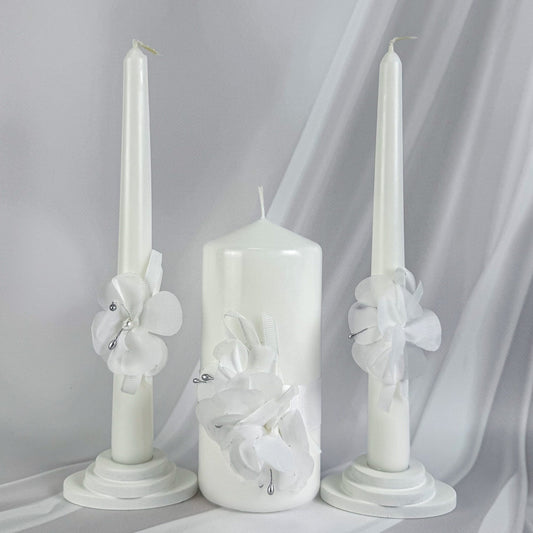 Magik Life Unity Candle Set for Wedding Ceremony – Elegant & Meaningful - Magik Life