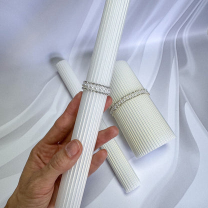 Magik Life Unity Candle Set for Wedding Ceremony – Elegant & Meaningful - Magik Life