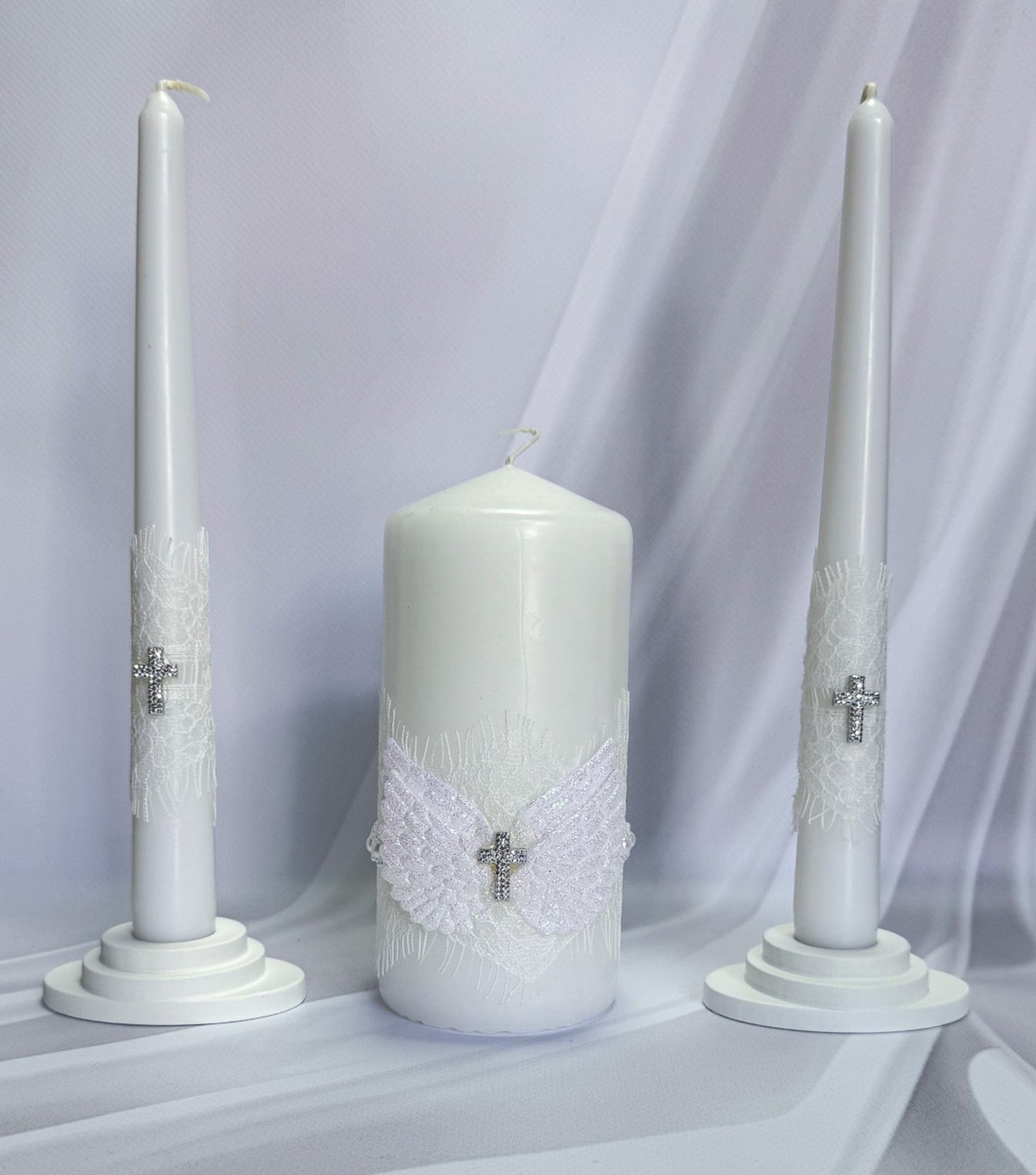 Magik Life Unity Candle Set for Wedding Ceremony – Elegant & Meaningful - Magik Life