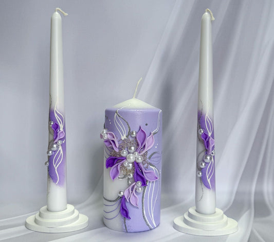 Magik Life Unity Candle Set for Wedding Ceremony – Elegant & Meaningful - Magik Life