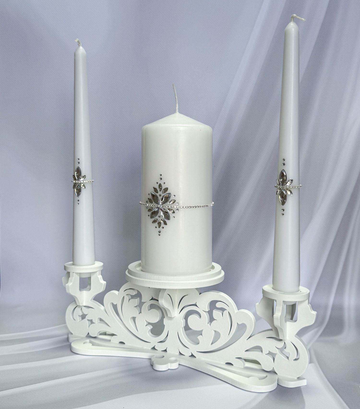 Magik Life Unity Candle Set for Wedding Ceremony – Elegant & Meaningful - Magik Life