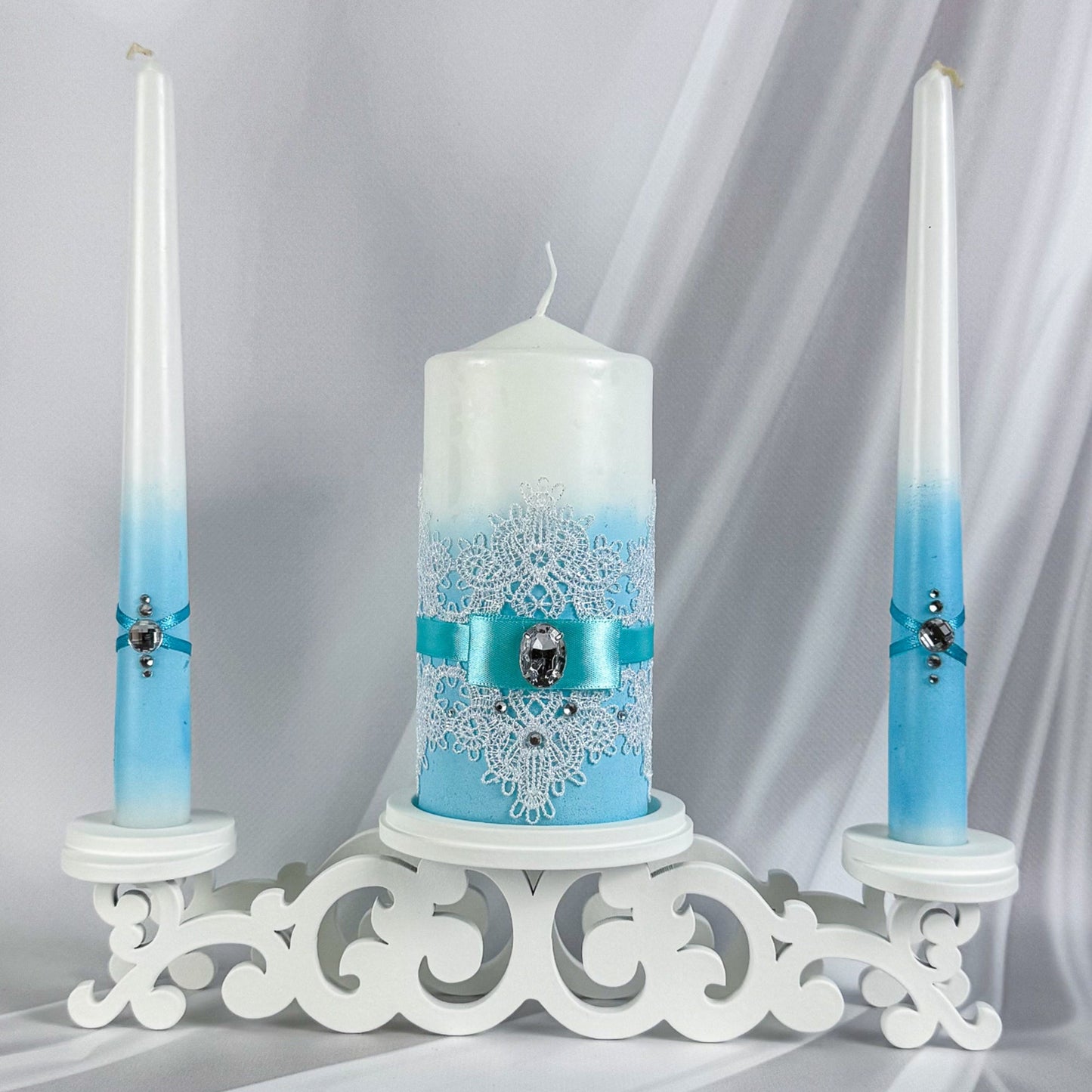 Magik Life Unity Candle Set for Wedding Ceremony – Elegant & Meaningful - Magik Life
