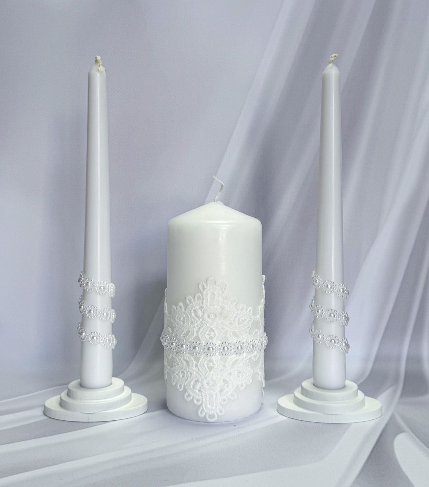 Magik Life Unity Candle Set for Wedding Ceremony – Elegant & Meaningful - Magik Life