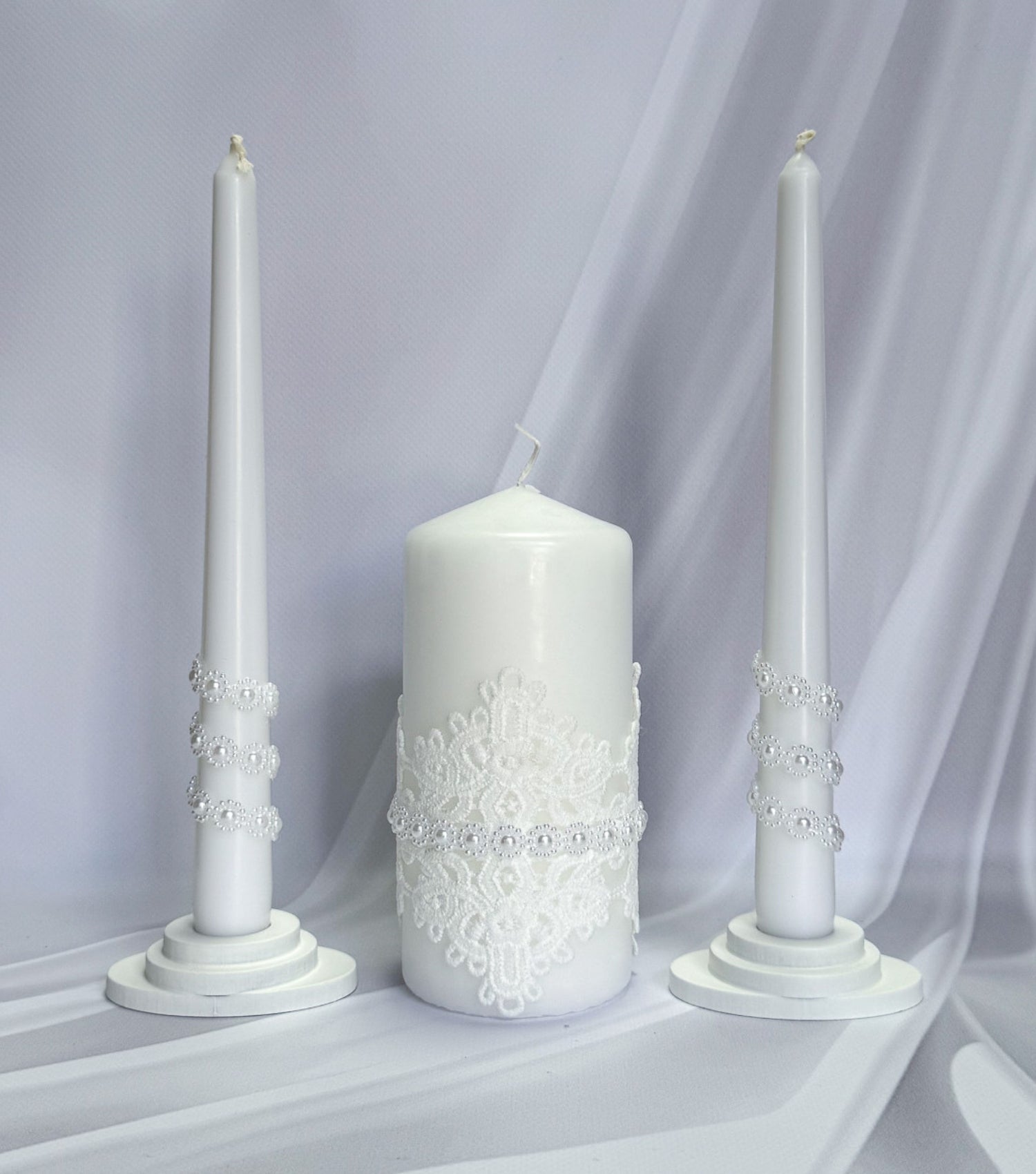Magik Life Unity Candle Set for Wedding Ceremony – Elegant & Meaningful - Magik Life