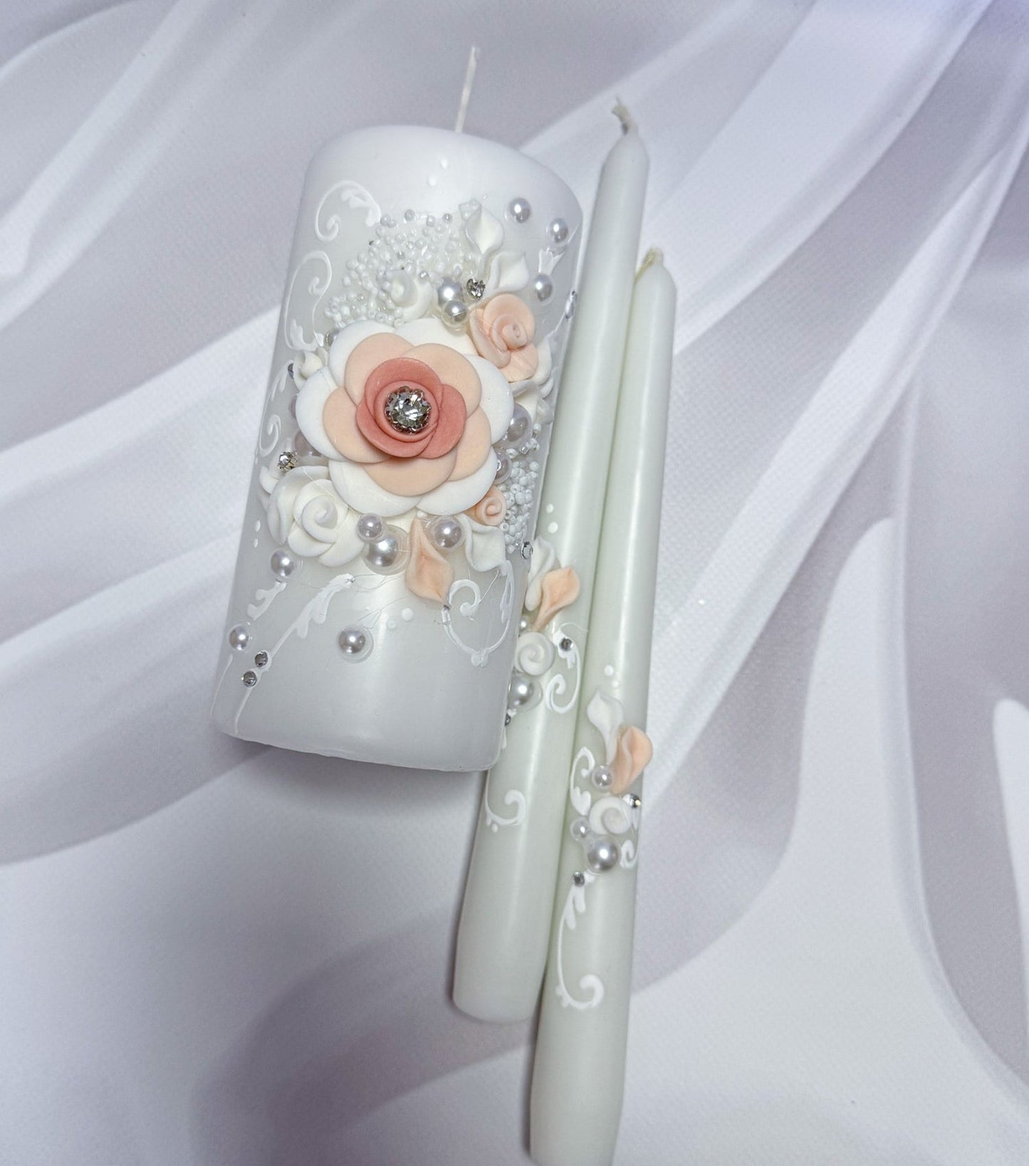 Magik Life Unity Candle Set for Wedding Ceremony – Elegant & Meaningful - Magik Life