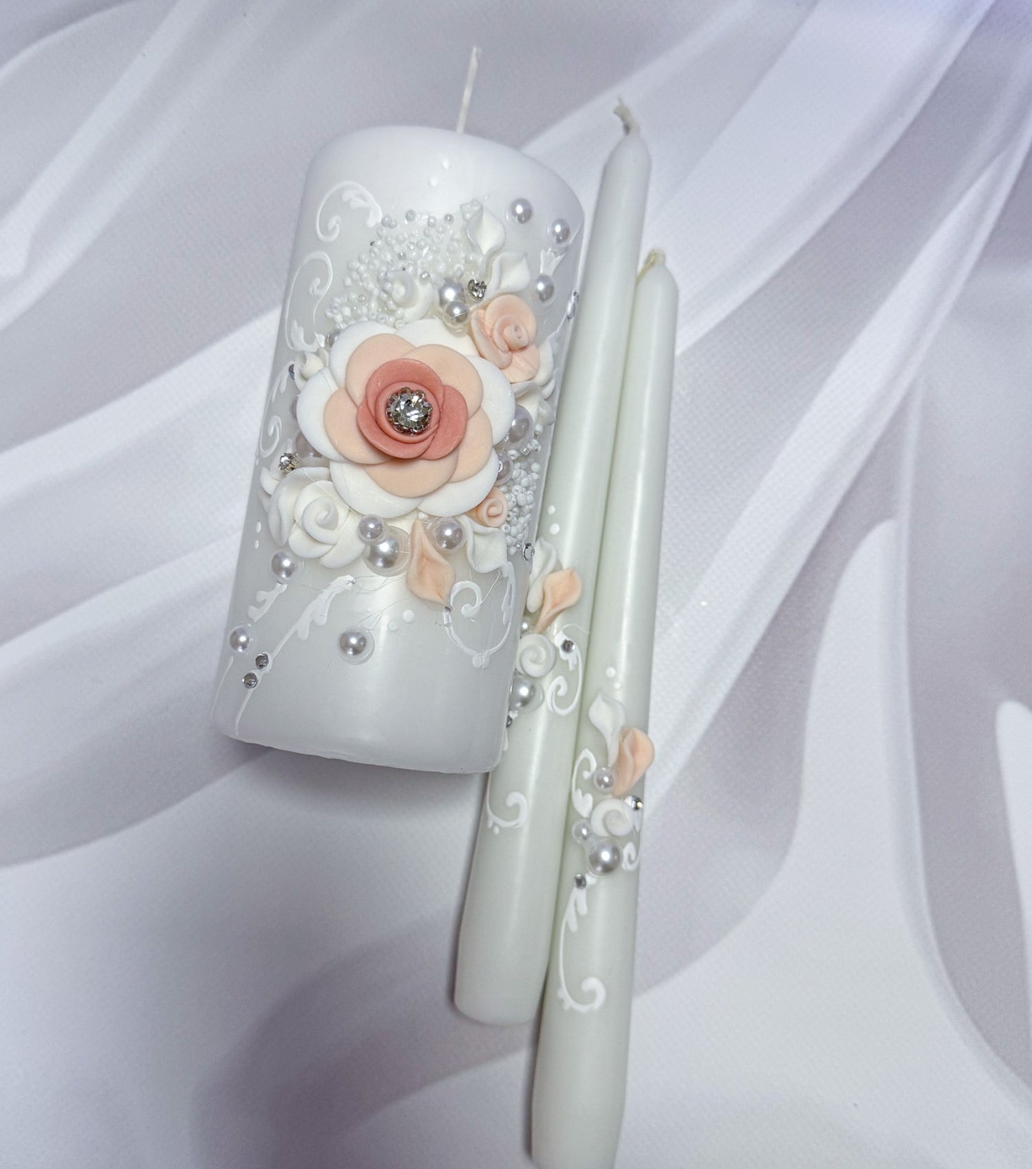 Magik Life Unity Candle Set for Wedding Ceremony – Elegant & Meaningful - Magik Life