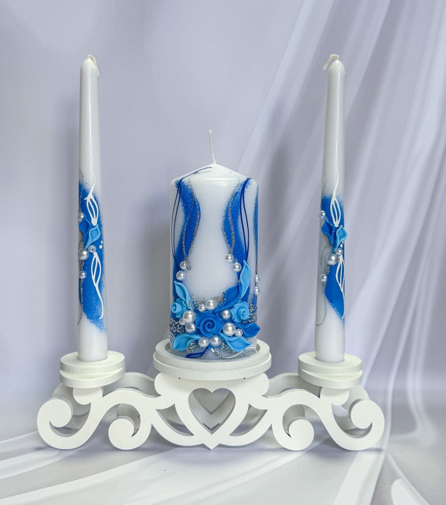 Magik Life Unity Candle Set for Wedding Ceremony – Elegant & Meaningful - Magik Life