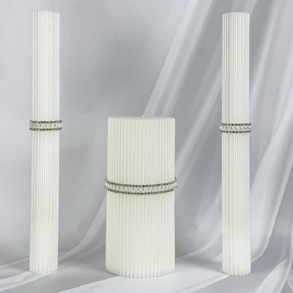 Magik Life Unity Candle Set for Wedding Ceremony – Elegant & Meaningful - Magik Life