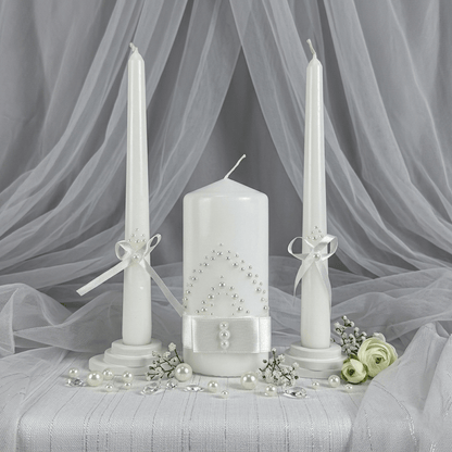 Magik Life Unity Candle Set for Wedding Ceremony – Elegant & Meaningful - Magik Life