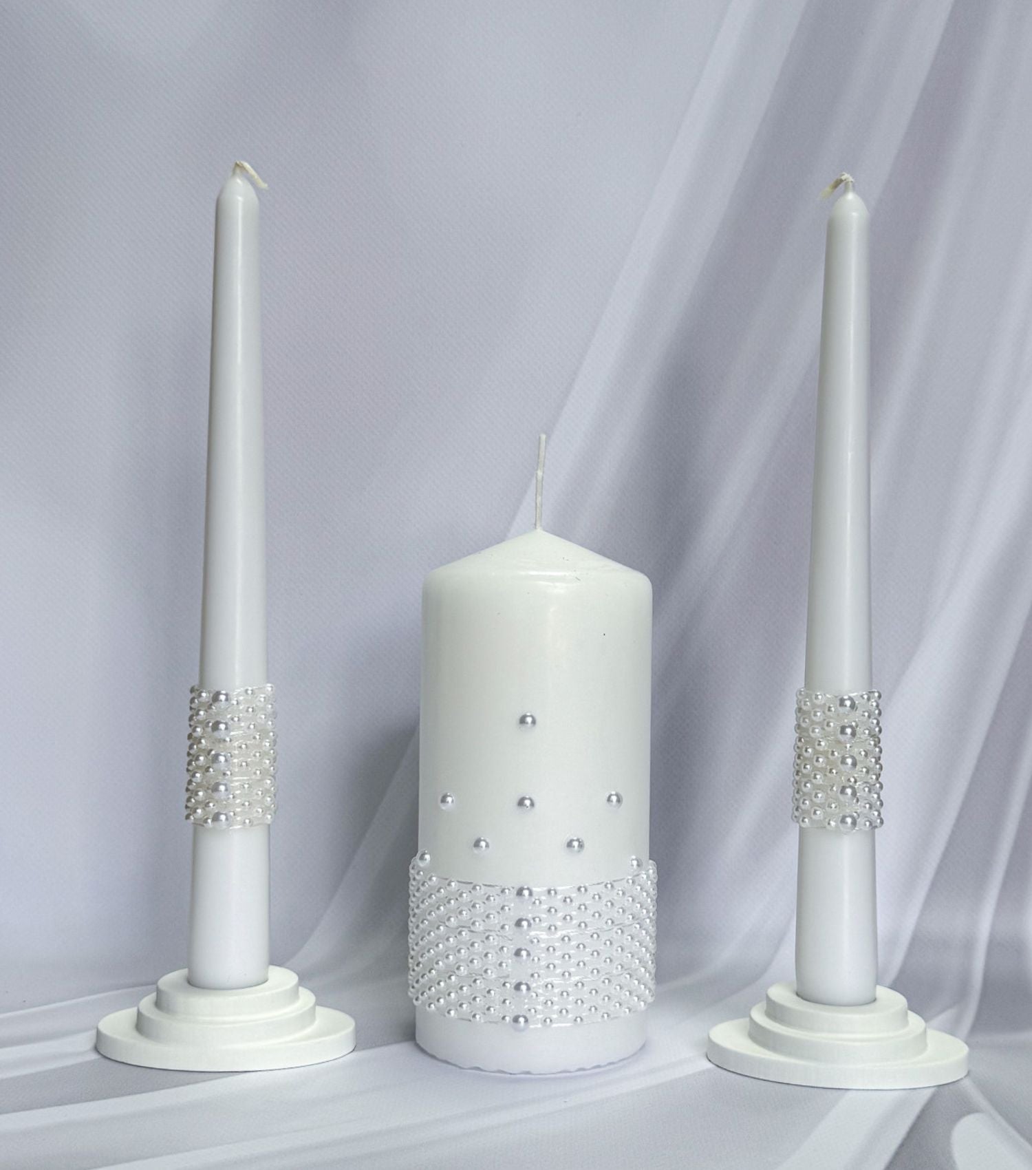 Magik Life Unity Candle Set for Wedding Ceremony – Elegant & Meaningful - Magik Life