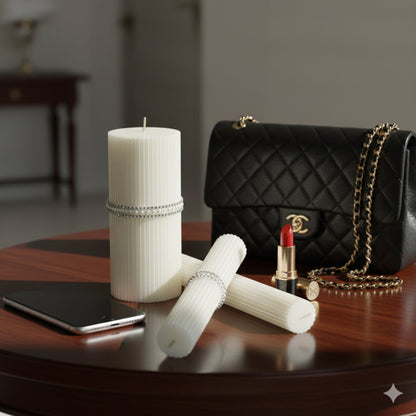 Magik Life Unity Candle Set for Wedding Ceremony – Elegant & Meaningful - Magik Life