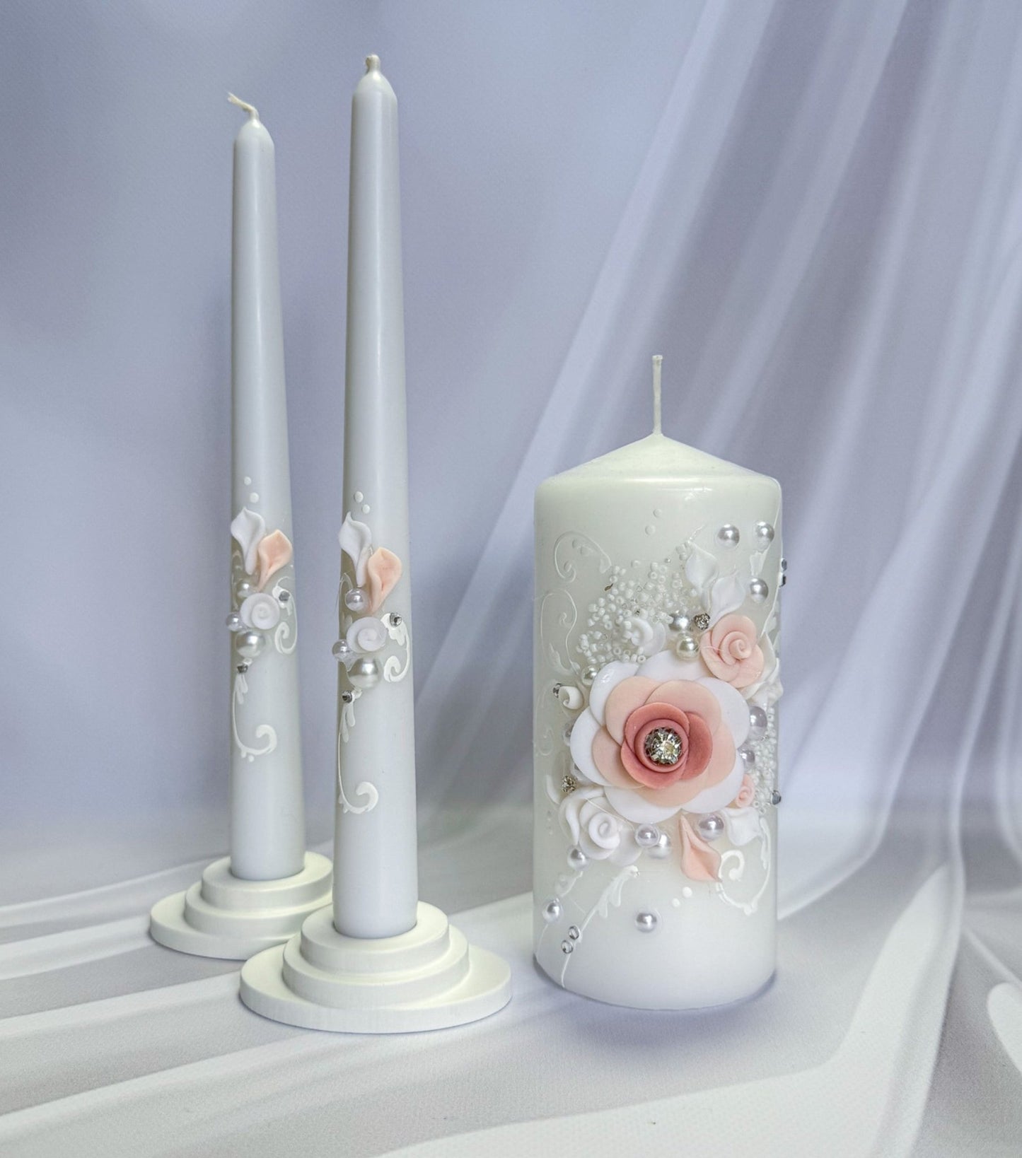 Magik Life Unity Candle Set for Wedding Ceremony – Elegant & Meaningful - Magik Life