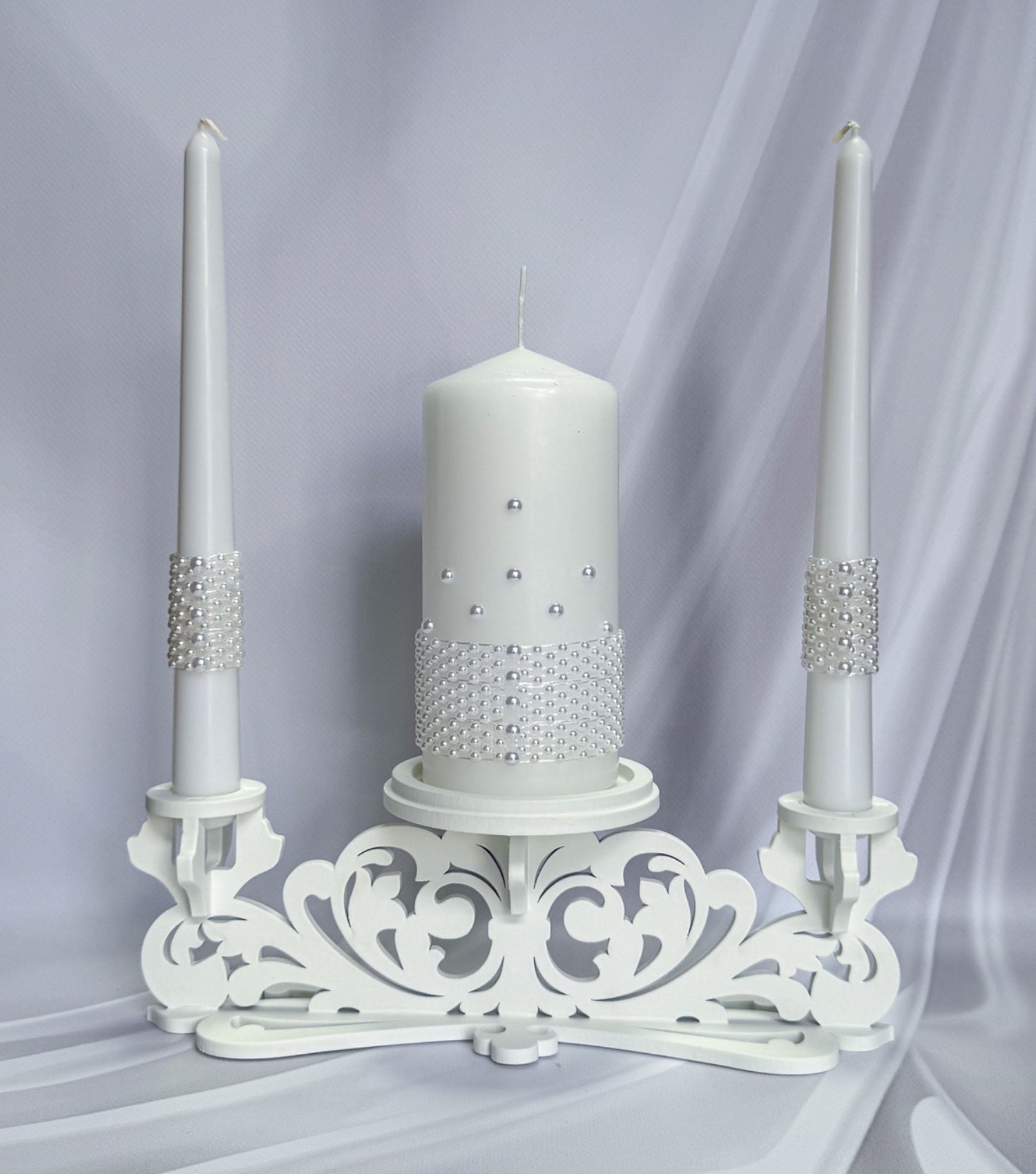 Magik Life Unity Candle Set for Wedding Ceremony – Elegant & Meaningful - Magik Life