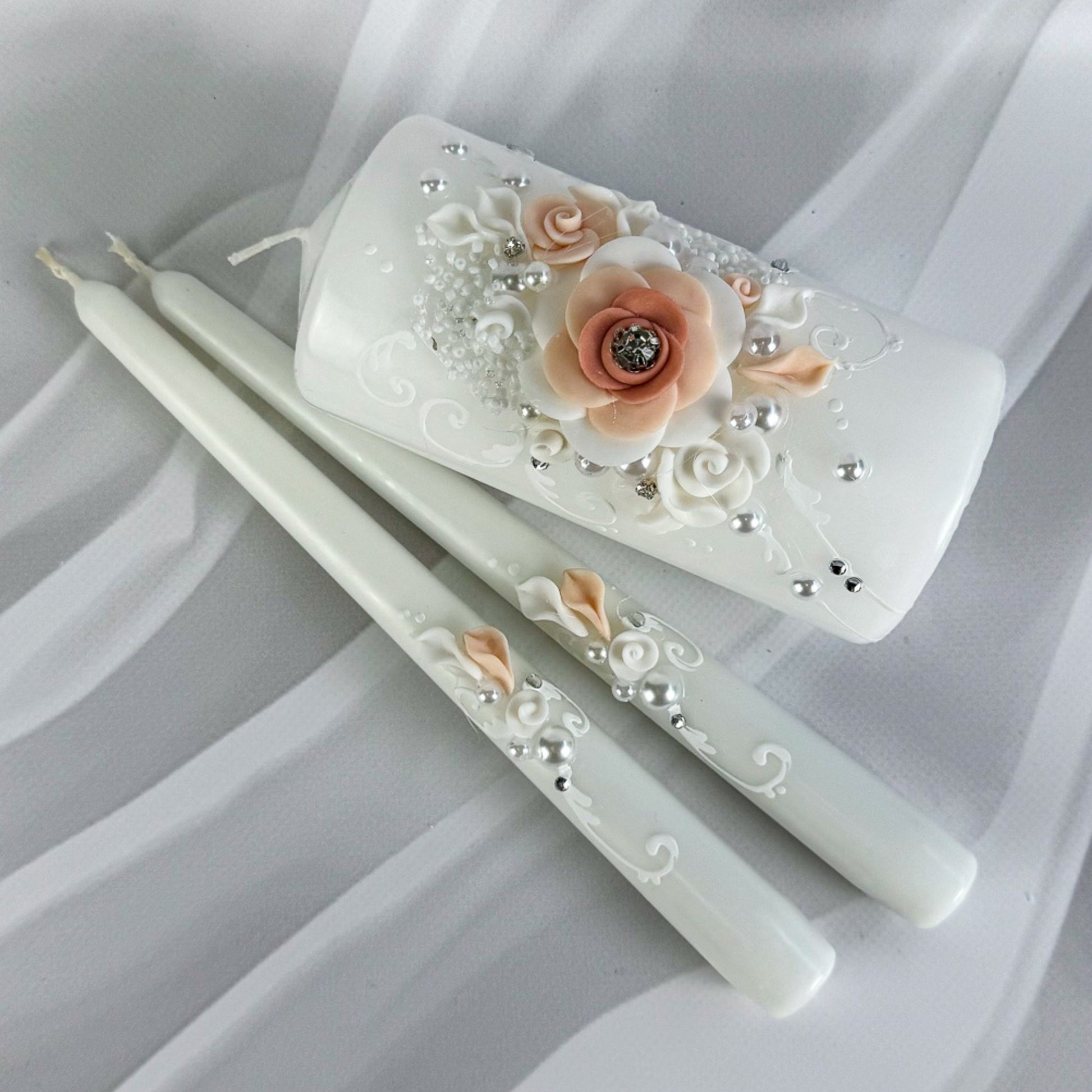 Magik Life Unity Candle Set for Wedding Ceremony – Elegant & Meaningful - Magik Life