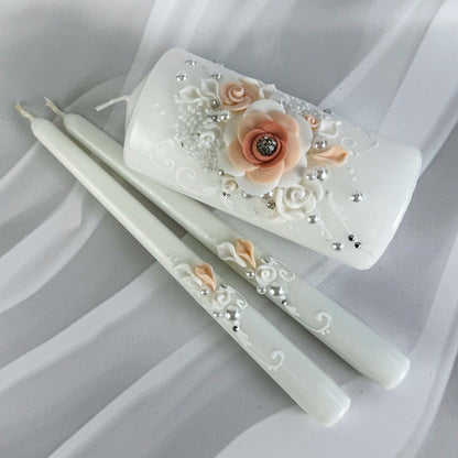 Magik Life Unity Candle Set for Wedding Ceremony – Elegant & Meaningful - Magik Life
