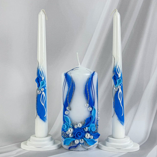 Magik Life Unity Candle Set for Wedding Ceremony – Elegant & Meaningful - Magik Life
