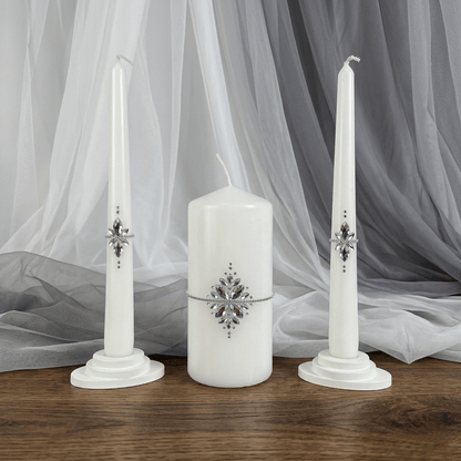 Magik Life Unity Candle Set for Wedding Ceremony – Elegant & Meaningful - Magik Life