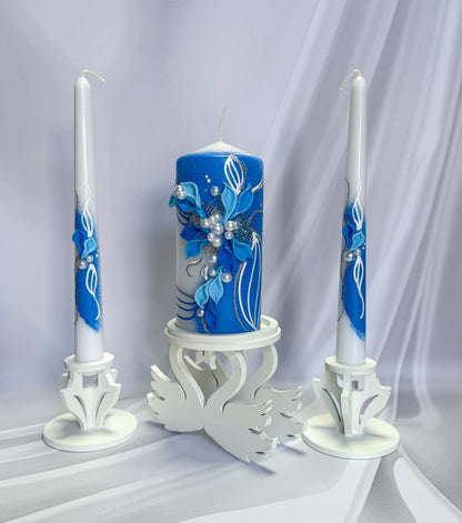 Magik Life Unity Candle Set for Wedding Ceremony – Elegant & Meaningful - Magik Life