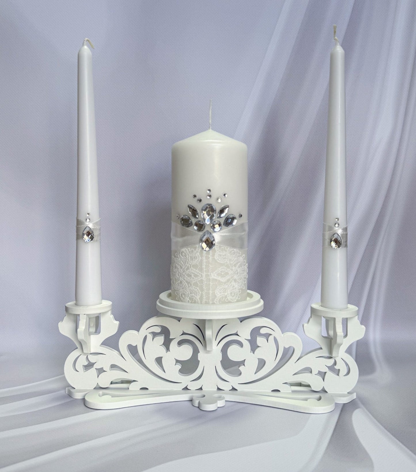 Magik Life Unity Candle Set for Wedding Ceremony – Elegant & Meaningful - Magik Life