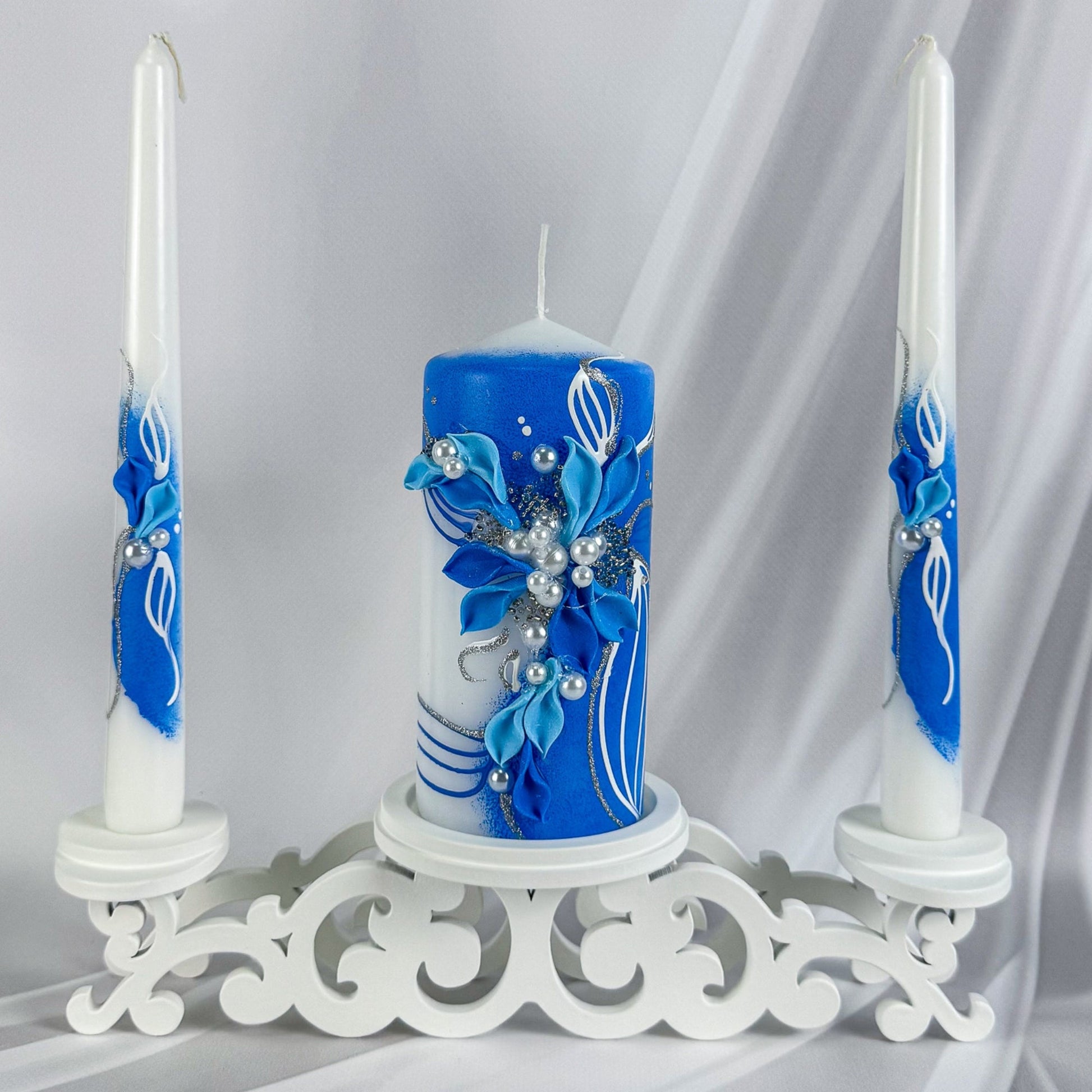 Magik Life Unity Candle Set for Wedding Ceremony – Elegant & Meaningful - Magik Life