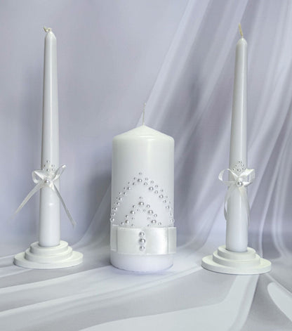 Magik Life Unity Candle Set for Wedding Ceremony – Elegant & Meaningful - Magik Life