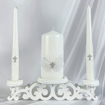 Magik Life Unity Candle Set for Wedding Ceremony – Elegant & Meaningful - Magik Life
