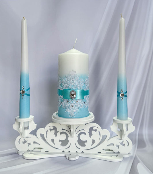 Magik Life Unity Candle Set for Wedding Ceremony – Elegant & Meaningful - Magik Life