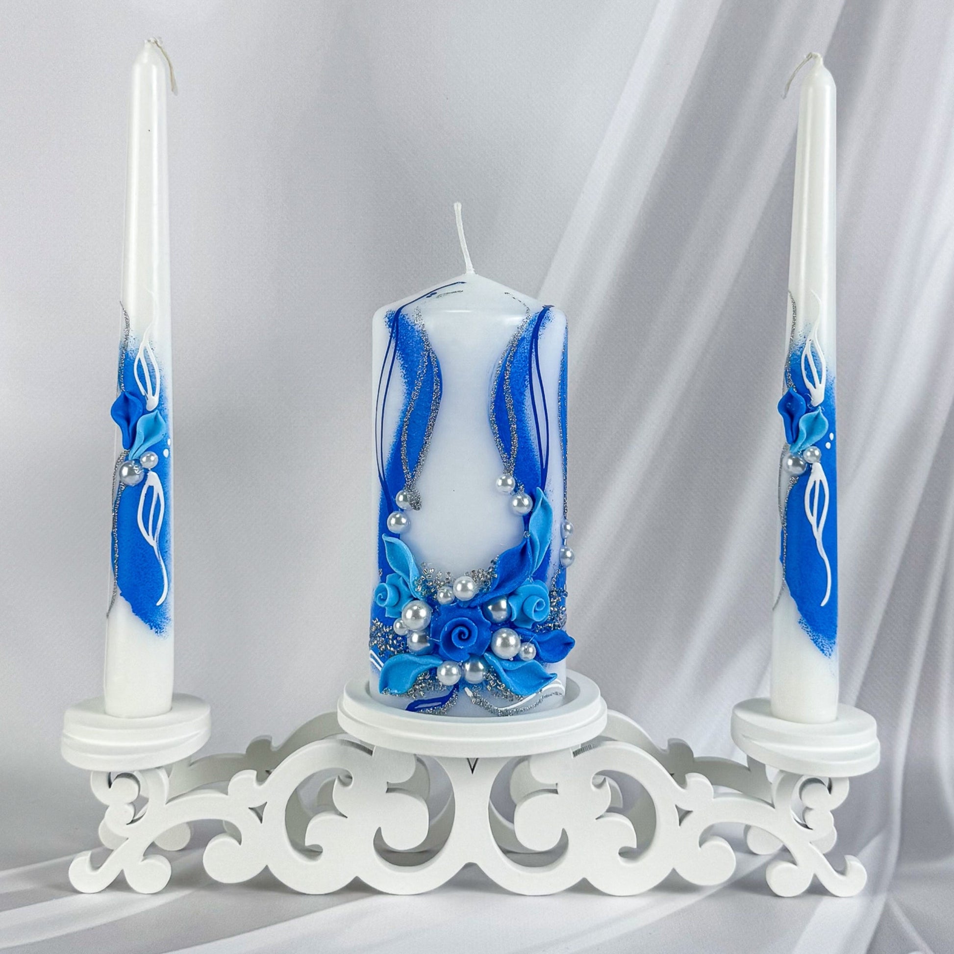 Magik Life Unity Candle Set for Wedding Ceremony – Elegant & Meaningful - Magik Life