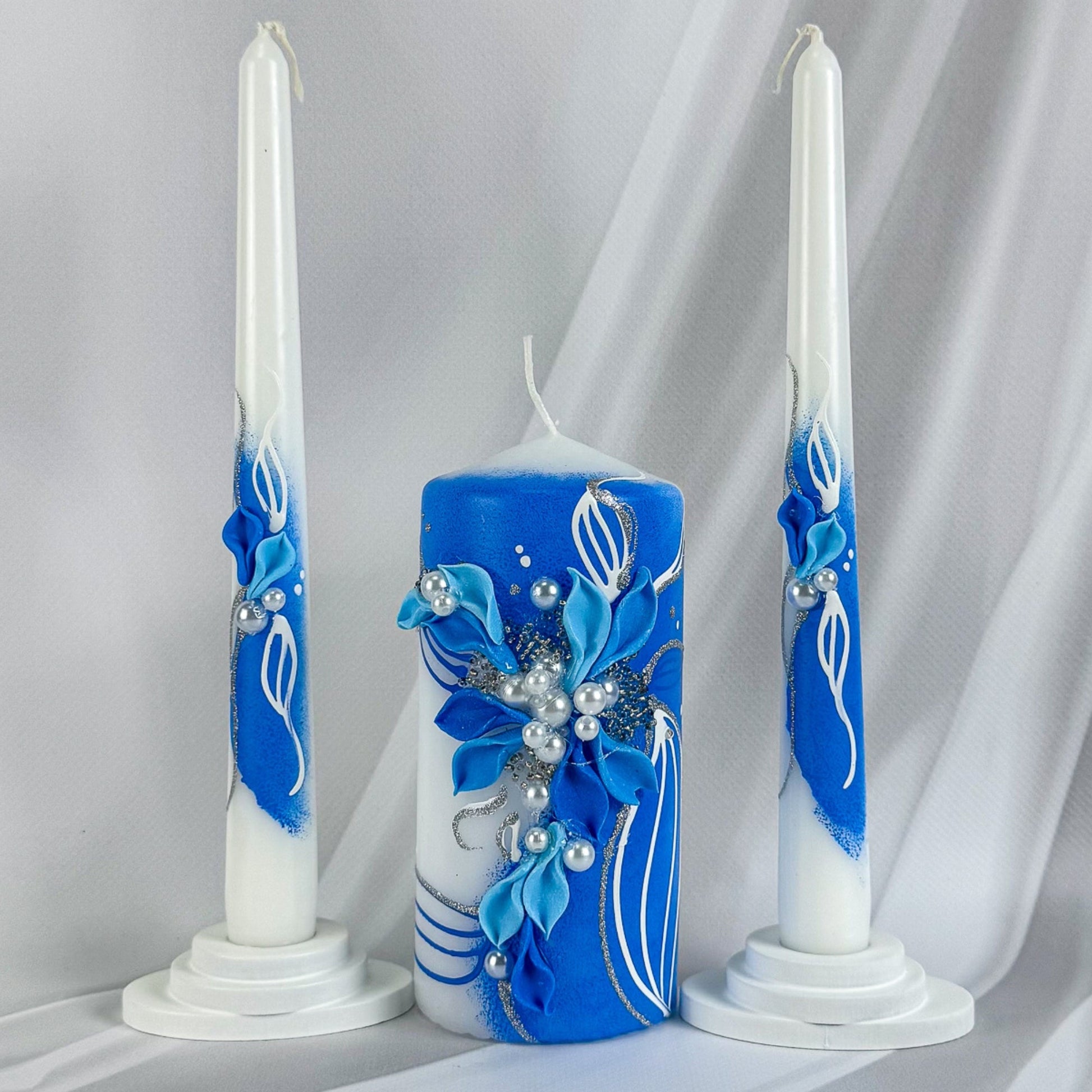Magik Life Unity Candle Set for Wedding Ceremony – Elegant & Meaningful - Magik Life