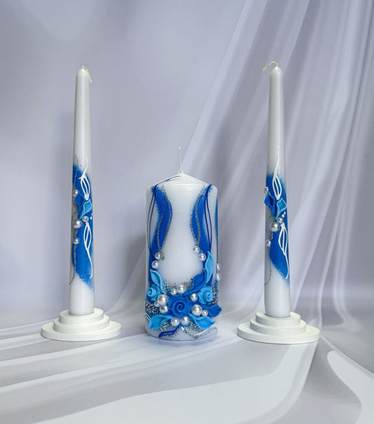 Magik Life Unity Candle Set for Wedding Ceremony – Elegant & Meaningful - Magik Life
