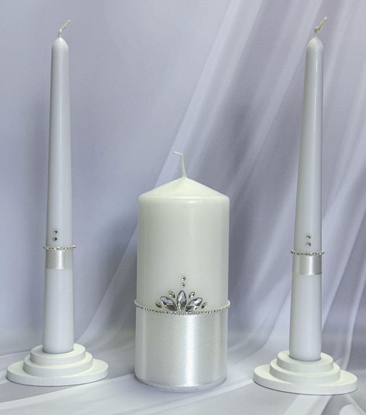 Magik Life Unity Wedding Candle Set – Elegant Handmade Ceremony Candles - Magik Life