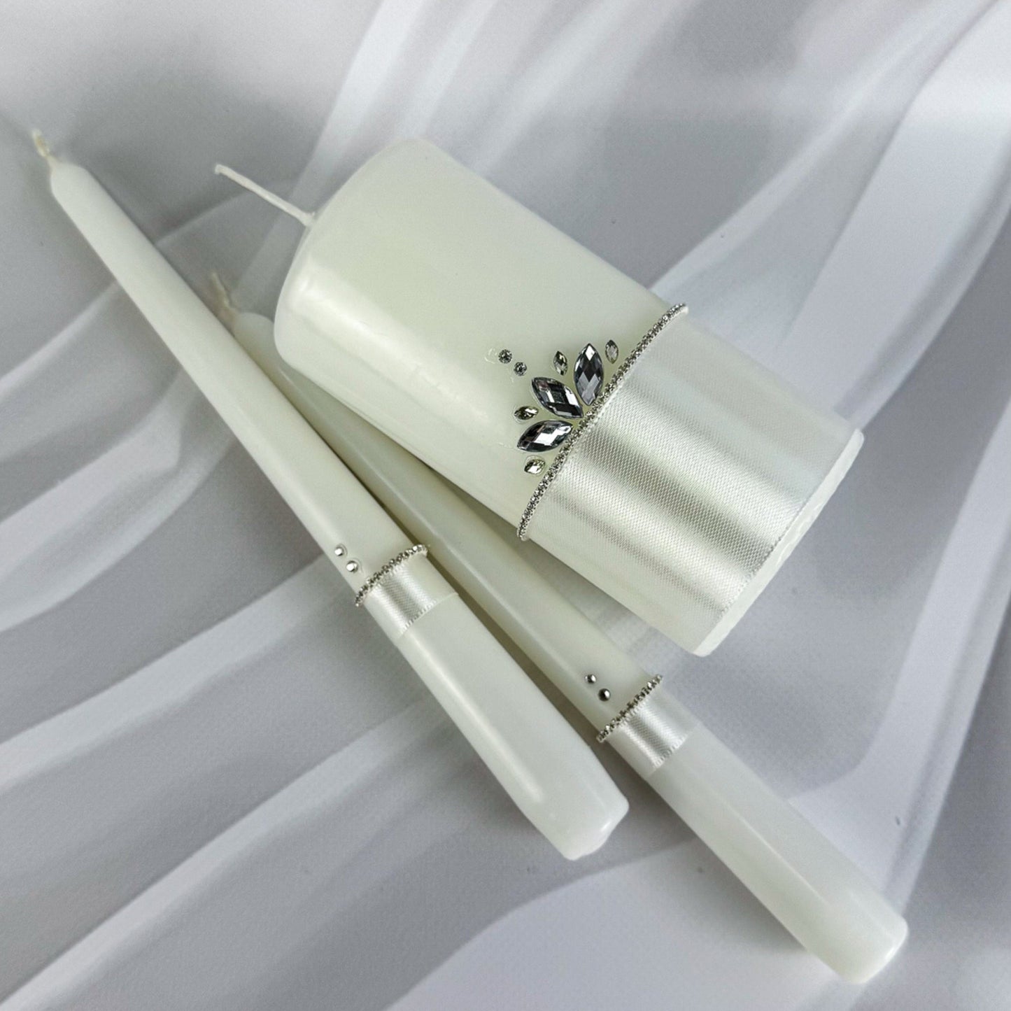 Magik Life Unity Wedding Candle Set – Elegant Handmade Ceremony Candles - Magik Life